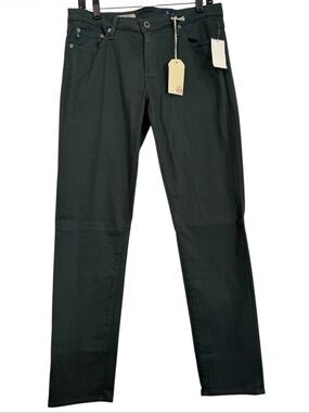 NWT Ag Adriano Goldschmied The Stilt Cigarette Jean Hunter Green Size 32R